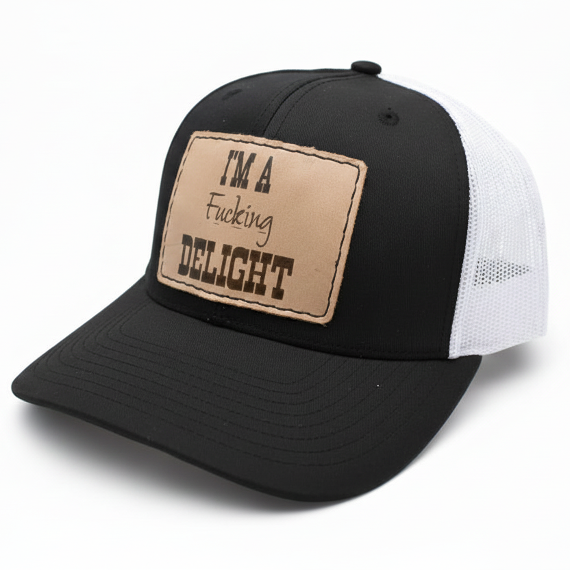 Leather Patch Hats
