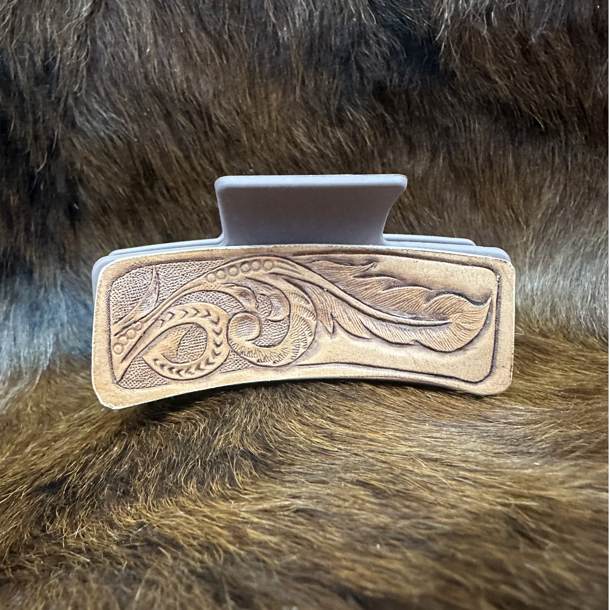 Leather Hair Accessories - Prairie Buffalo