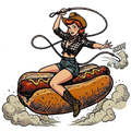 Weiner Ride Sticker