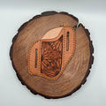 Leather Knife Sheath - Sunflower - Prairie Buffalo