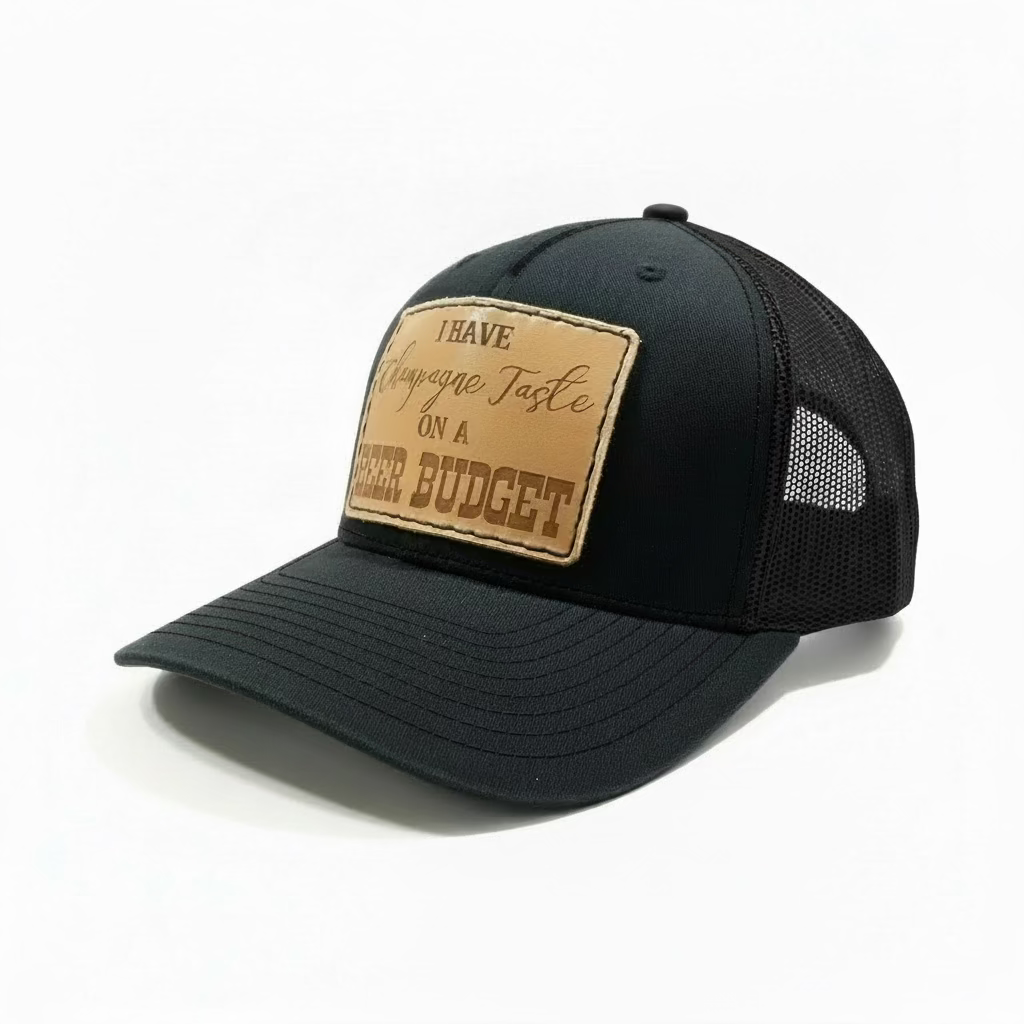 Champagne Taste Beer Budget Hat