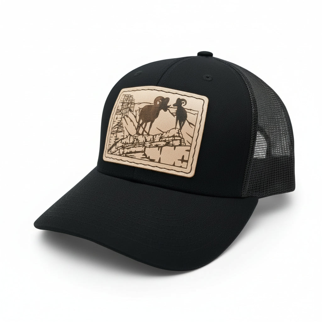 Bighorn Sheep Hat on Mountain - Prairie Buffalo