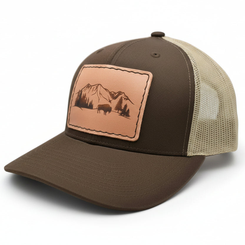 Buffalo on Mountain Hat - Prairie Buffalo