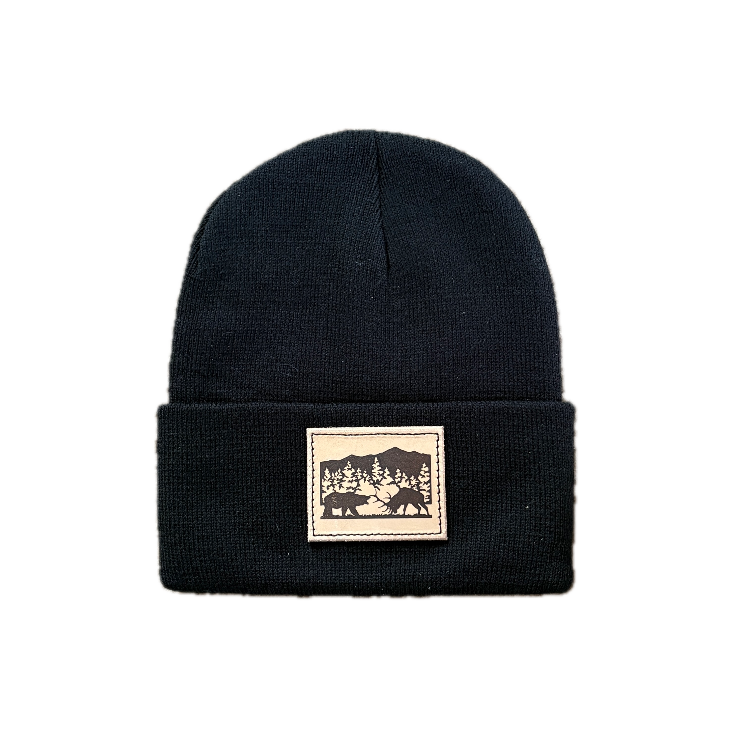 Elk Fighting A Bear Toque