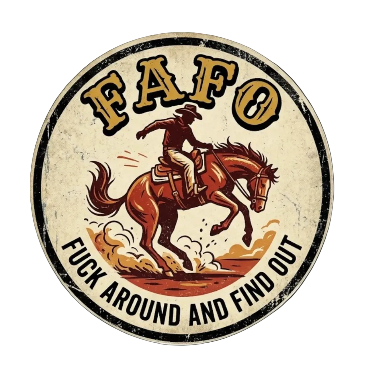 FAFO - Fuck Around and Find Out Sticker