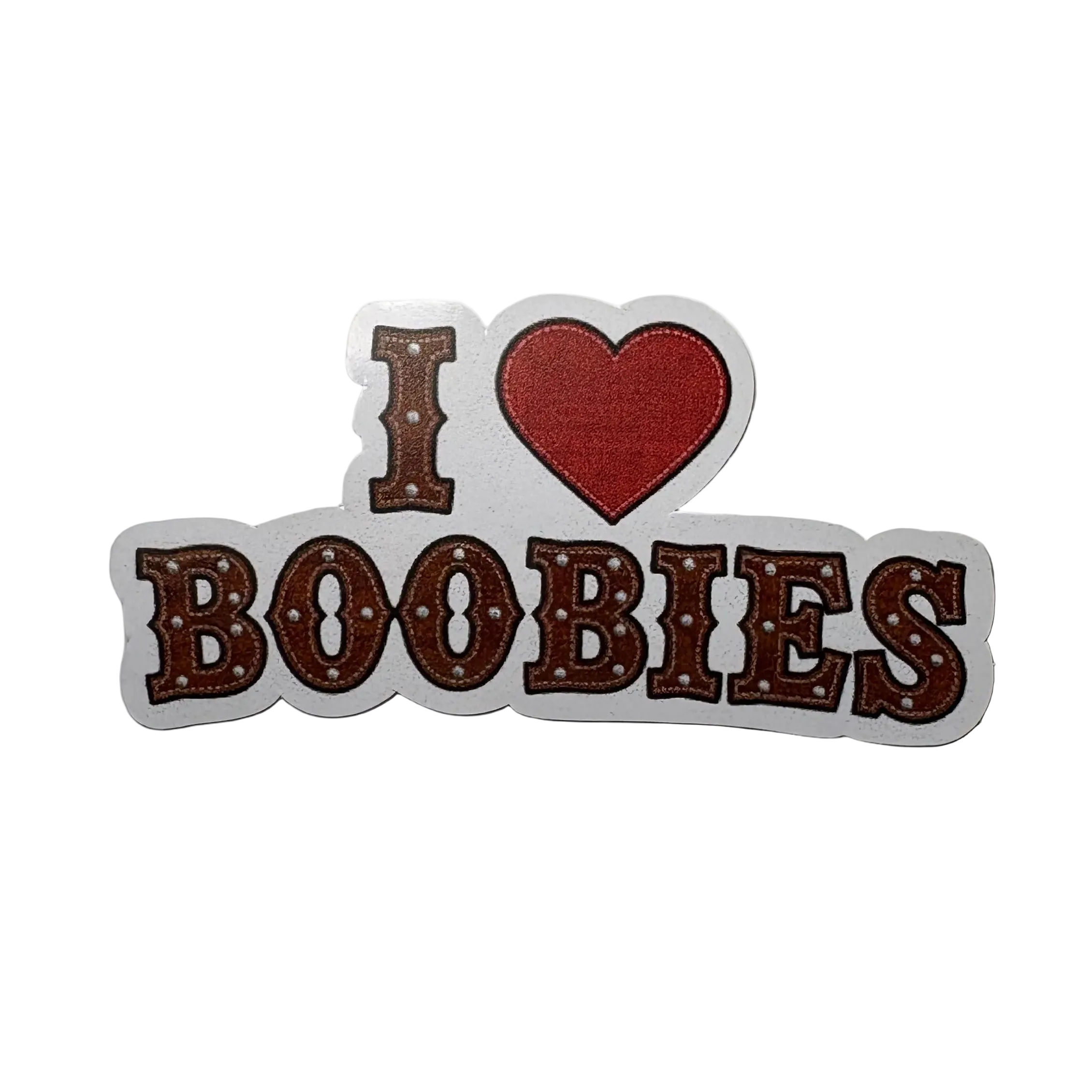 I Love Boobies Sticker