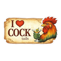 I Love COCKtails Sticker