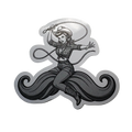 Moustache Ride Sticker