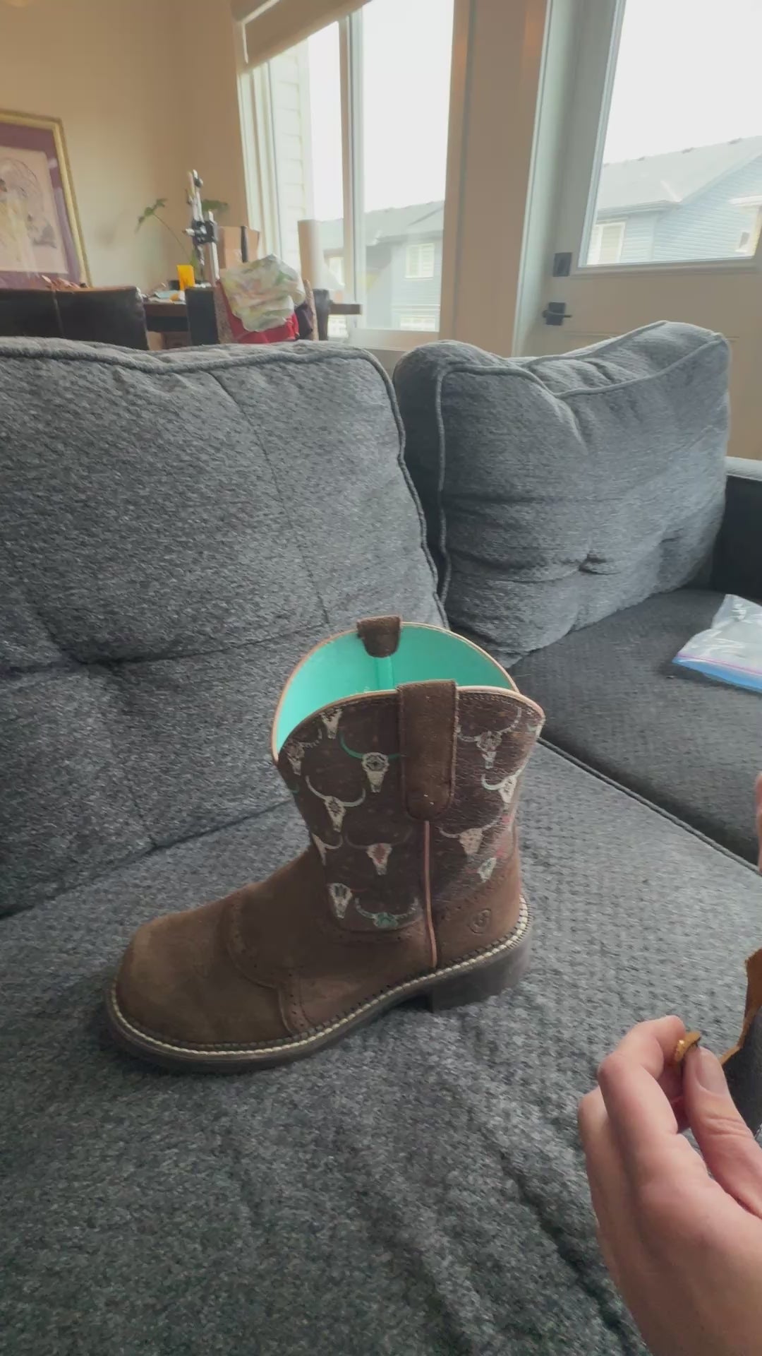 Leather Boot Wallet
