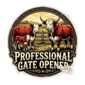 Professional Gate Opener Sticker