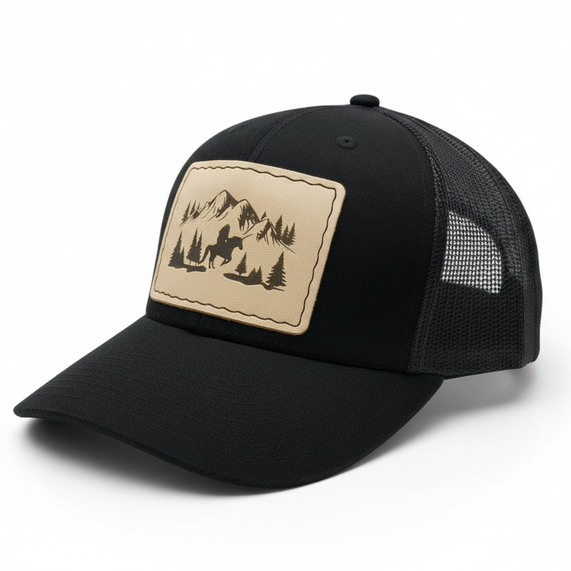 Sasquatch Riding a Unicorn Hat - Prairie Buffalo