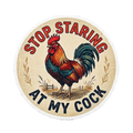 Stop Staring At My Cock Sticker